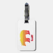 Banff Bear Gepäckanhänger (Rückseite vertikal)