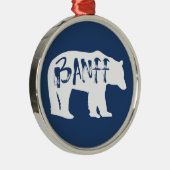 Banff Bear Ornament Aus Metall (Rechts)
