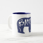 Banff Bear Zweifarbige Tasse (Vorderseite Links)