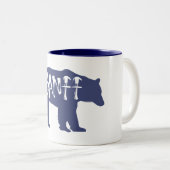 Banff Bear Zweifarbige Tasse (VorderseiteRechts)