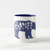 Banff Bear Zweifarbige Tasse (Mittel)