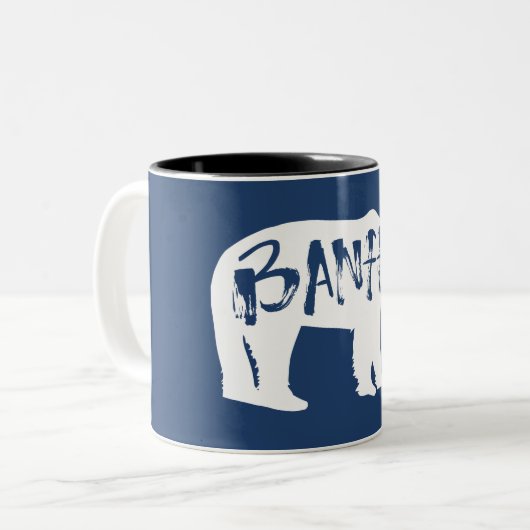 Banff Bear Zweifarbige Tasse (Vorderseite Links)