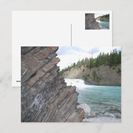 Banff Bow Falls Post Card Postkarte (Vorne/Hinten)