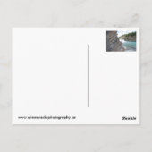 Banff Bow Falls Post Card Postkarte (Rückseite)