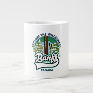 Banff Canada auf Ski-Logo Jumbo-Tasse