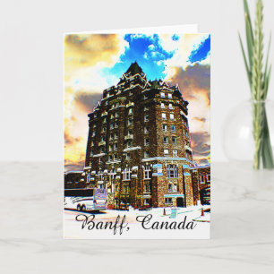 Banff, Canada, Greeting Card Karte