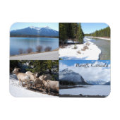 Banff, Canada Landschaftlich Beauty Magnet (Horizontal)