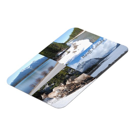 Banff, Canada Landschaftlich Beauty Magnet (Linke Seite)