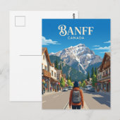 BANFF CANADA POSTKARTE (Vorne/Hinten)