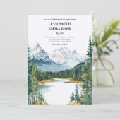 Banff Canada Rocky Mountains Einladung (Stehend Vorderseite)