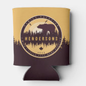 Banff Canada Rocky Mountains Vintages Camping Dosenkühler (Rückseite)