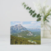 Banff Canada sah aus dem Schwefelberg Gondol Postkarte (Stehend Vorderseite)