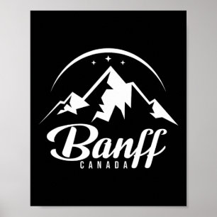 Banff Canada Ski Resort Skifahren Snowboarden Poster