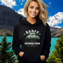 Banff Canada Souvenir – Wild Bear in Pine Forest 