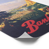 Banff Canada Vintage Travel Poster (Ecke)