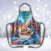 Banff Canada Watercolor Sketch | Schürze