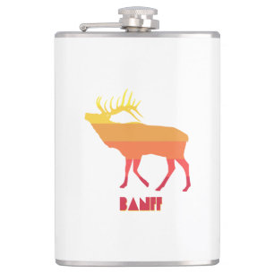 Banff Elk Flachmann