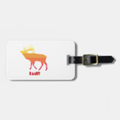 Banff Elk Gepäckanhänger (Vorderseite horizontal)