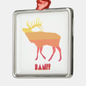 Banff Elk Ornament Aus Metall (Links)