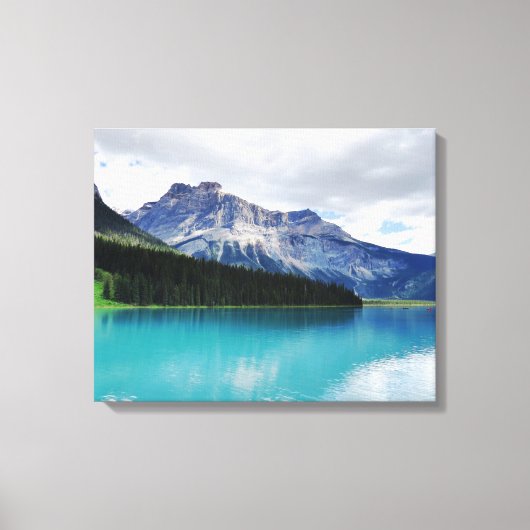 Banff Emerald Lake Canvas Print Leinwanddruck (Vorderseite)