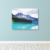 Banff Emerald Lake Canvas Print Leinwanddruck (Insitu (Holzboden))