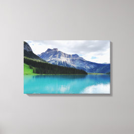 Banff Emerald Lake Canvas Print Leinwanddruck