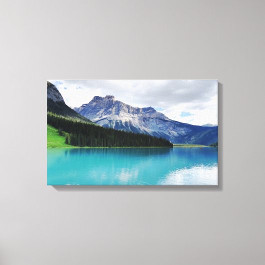 Banff Emerald Lake Canvas Print Leinwanddruck (Vorderseite)