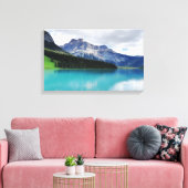 Banff Emerald Lake Canvas Print Leinwanddruck (Insitu (Wohnzimmer))