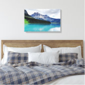 Banff Emerald Lake Canvas Print Leinwanddruck (Insitu (Schlafzimmer))