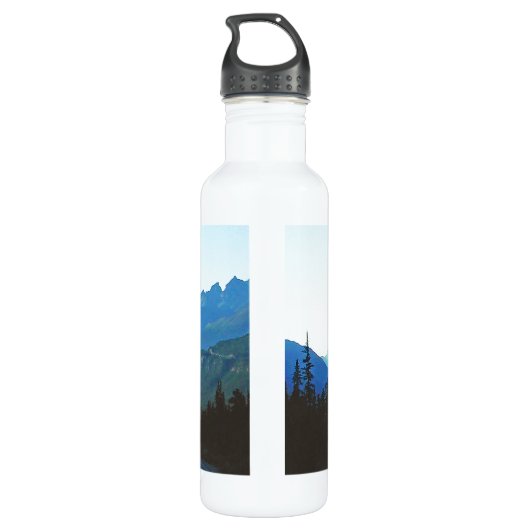 Banff Jasper Blue Edelstahlflasche (Rückseite)