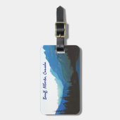 Banff Jasper Blue Gepäckanhänger (Vorderseite vertikal)