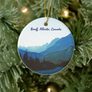 Banff Jasper Blue Keramik Ornament