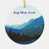 Banff Jasper Blue Keramik Ornament (Vorne)