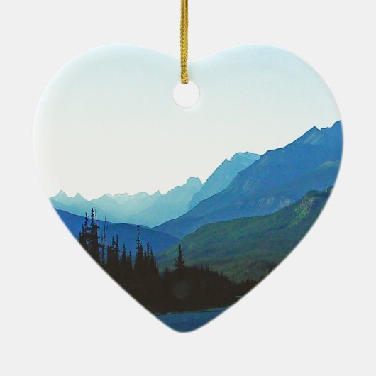 Banff Jasper Blue Keramik Ornament (Hinten)