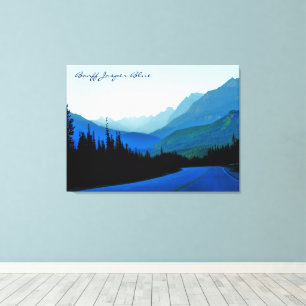Banff Jasper Blue Leinwanddruck