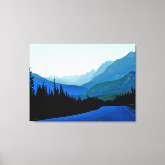 Banff Jasper Blue Leinwanddruck (Vorderseite)