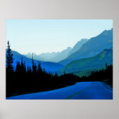 Banff Jasper Blue Poster (Vorne)