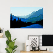 Banff Jasper Blue Poster (Heimbüro)