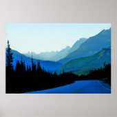 Banff Jasper Blue Poster (Vorne)