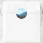 Banff Jasper Blue Runder Aufkleber (Tasche)