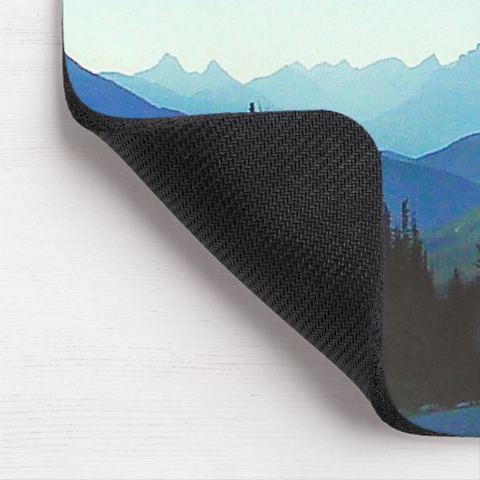 Banff-Jaspis-Blau Mousepad (Ecke)
