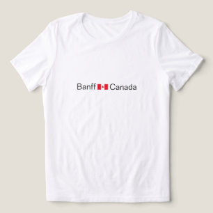 Banff, Kanada mit kanadischem T - Shirt