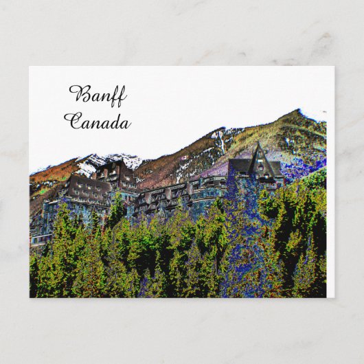 Banff, Kanada, Postcard Postkarte (Vorderseite)