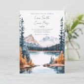 Banff Kanada Rocky Mountains Einladung (Stehend Vorderseite)