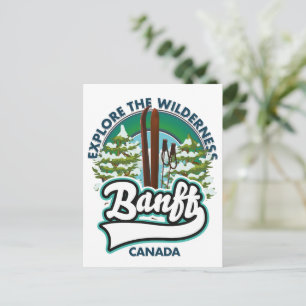 Banff Kanada Skilogo Postkarte