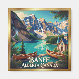 Banff Kanadische Rocky Mountains See Magnet