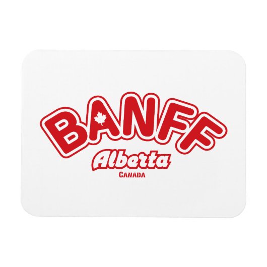 Banff Leaf Magnet (Horizontal)