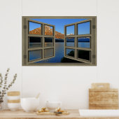 Banff National Park 6 Pane Open Window Poster (Küche)