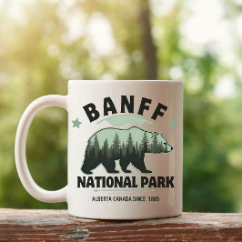 Banff National Park Adventure – Watercolor Bear Kaffeetasse