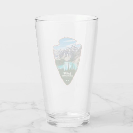 Banff National Park Alberta Arrowhead Glas (Rückseite)